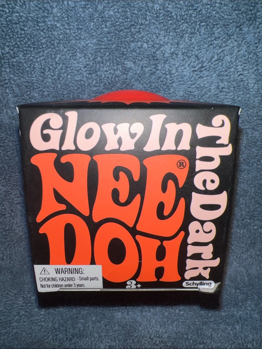 **AUTHENTIC** NeeDoh Glow In The Dark NeeDoh Stress Ball - Orange